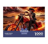 1000 PiecesSkeleton Knight The PuzzleA Mighty And Domineering But Charming Rogue Fantasy Character The Challenge Is Difficult Puzzles for Adults with Home Décor Brainteasing Adults 12 Years of Age And