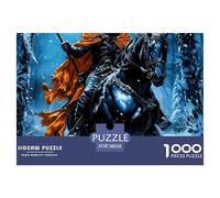 1000 PiecesSkeleton Knight The PuzzleA Mighty And Domineering But Charming Rogue Fantasy Character The Challenge Is Difficult Puzzles for Adults with Home Décor Puzzle Educational Gam Adults 12 Years