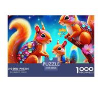 1000 PiecesSquirrel The PuzzleCute Small And Agile Animal The Challenge Is Difficult Puzzles for Adults with Home Decor Gifts Puzzle Educational Gam Adults 12 Years of Age And OlderSquirrel