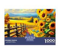 1000 PiecesSunflower Decoration PuzzleA Plant That Always Faces The Sun The Challenge Is Difficult Puzzles for Adults with Home Décor Brainteasing Adults 12 Years of Age And OlderSunflower