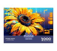 1000 PieceSunflower The PuzzleA Plant That Always Faces The Sun The Challenge Is Difficult Puzzles for Adults with Home Decor Gifts Puzzle Educational Gam Adults 12 Years of Age And OlderSunflower