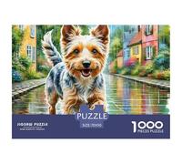 1000 PiecesWire Fox Terrier Decoration Puzzle The Challenge Is Difficult Puzzles for Adults with Home Decor Gifts Brainteasing Adults 12 Years of Age And OlderWire Fox Terrier