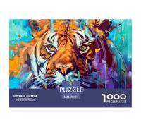 1000 PieceTiger (53) Decoration PuzzleMighty And Imposing Animals The Challenge Is Difficult Puzzles for Adults with Home Decor Gifts Tough Game Adults 12 Years of Age And OlderTiger (53)