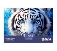 1000 PieceTiger (9) PieceJigsawMighty And Imposing Animals The Challenge Is Difficult Puzzles for Adults with Home Decor Gifts Tough Game Adults 12 Years of Age And OlderTiger (9)