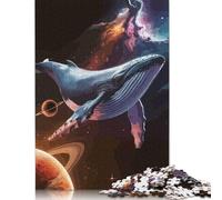 1000 PieceWhale in Space Jigsaw Puzzles for Adults And Wooden Puzzle for Puzzles Lovers 1000pcs (75x50cm)
