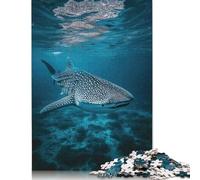 1000 PieceWhale Shark Underwater Jigsaw Puzzles for Adults And Wooden Puzzle for Puzzles Lovers 1000pcs (75x50cm)