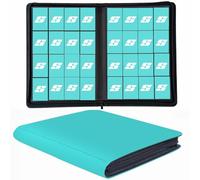 1000+ Pockets Trading Card Binder, 16 Pocket Ringless Side Loading Card Holder Album, Trading Card Album Fit for YuGiOh, MTG, TCG, Game, Sports Cards, Business Cards (Sky Blue)