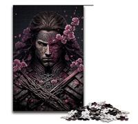 1000 Puzzle Art Japanese Ninja Wooden Children's Puzzle Family Parent-child Interaction 1000 PCS(75x50cm)