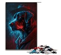 1000 Puzzle Canine Crime Solver Wooden Children's Puzzle Family Parent child Interaction 75x50cm