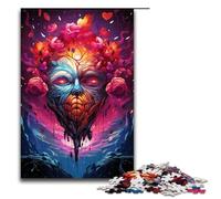 1000 Puzzle Color Fantasy Devil Wooden Children's Puzzle Family Parent-child Interaction 75x50cm