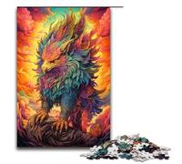 1000 Puzzle Colorful Condor Warrior Wooden Children's Puzzle Family Parent-child Interaction 1000 PCS(75x50cm)