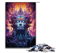 1000 Puzzle Colorful God Wooden Children's Puzzle Family Parent-child Interaction 1000 PCS(75x50cm)
