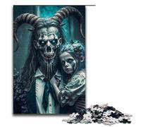 1000 Puzzle Goat Devil Wooden Children's Puzzle Family Parent child Interaction (75x50cm)