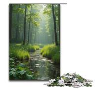 1000 Puzzle Reed Marsh Wooden Children's Puzzle Family Parent-child Interaction 1000 PCS(38x26cm)