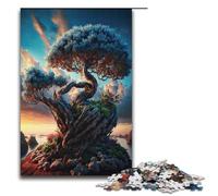 1000 Puzzle Spectacular Bonsai Trees Wooden Children's Puzzle Family Parent child Interaction 1000 PCS(38x26cm)