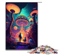 1000 Puzzle Travelers in A Different Realm Wooden Children's Puzzle Family Parent child Interaction (75x50cm)