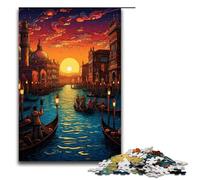 1000 Puzzle Venice Italy Wooden Children's Puzzle Family Parent child Interaction 75x50cm
