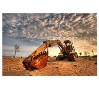 1000 Puzzles For Adults Digger On The Beach Leisure Entertainment Children Toy Home Decoration Art 52x38CM