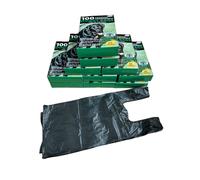 1000 Scented Extra-Strong Dog & Cat Poo Bags, Lemon Fragrance, Tie Handles, 26x34cm (50% thicker) - Odor Control