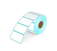 1000 Self Adhesive Label Sticker Address Labels Blank Roll 57mm x 32mm Office Kitchen White Food Labels (1 Roll)