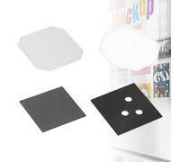 1000 Sets DIY Square/Rectangle Photo Badge Button Press Machine Consumables,Acrylic/Cardboard/Acrylic Pin,Photo Magnet Making Machine Consumables,Use In Refrigerators And Anywhere There Is Iron