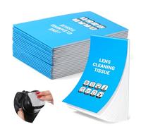 1000 Sheets Lens Cleaning Tissue Paper Disposable Camera Lens Cleaning Papers Wood Pulp Lint-Free Wipes Premium Lense Paper for Camera Lenses Microscopes Computer Screens Magnifiers Glasses 20Booklets