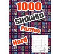 1000 Shikaku Puzzles Book - Hard: Divide A Puzzle Into Rectangles And Squares With Numbers Clues | Hours Of Fun Gift Relaxation Paper Game For Teens Adults Seniors | 8.5"x11"