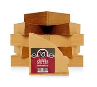 1000 Size V01 Brown Coffee Filter Papers, Compatible with Hario Size 01 by EDESIA ESPRESS