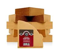 1000 Size V02 Brown Coffee Filter Papers, Compatible with Hario Size 02 by EDESIA ESPRESS