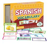 1000 Spanish Vocabulary Flash Cards English Spanish Example Sentences Pronunciations Learning Cards for Adults Beginners School Home Travel Memory Quick Reference Educational Bilingual Language