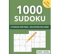 1000 Sudoku Easy Level: Sudoku Book for Adults & Seniors, Perfect for Beginners | 8.5x11 inches, 6 Puzzles per Page | Relax & Train Your Brain - New 2026 Edition| Full Solutions Included (Mind Math)