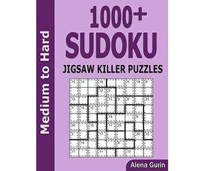 1000+ Sudoku Jigsaw Killer Puzzles Medium to Hard: Sudoku Puzzle Book for Adults