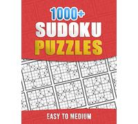 1000+ Sudoku Puzzles Easy to Medium: Sudoku Puzzle Book for Adults - Good Idea as Gift for Christmas