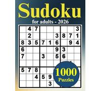 1000 sudoku puzzles for adults 2026: Ultimate Brain Workout with 1000 Puzzles from Easy to Hard