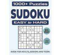 1000+ Sudoku Puzzles for Adults - Blue Serenity Edition in Big Print for Seniors and Teens: A Soothing 8.5x11 Sudoku Puzzle Book Featuring Over 1000 ... Adults with Big Print for Seniors and Teens)
