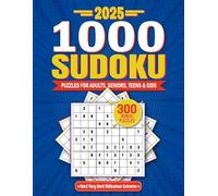 1000 Sudoku Puzzles For Adults | Difficulty Hard, Very Hard, Ridiculous, Extreme | With Solutions |: Jumbo Large Print | Sudoku Puzzles for Adults Hard to Extreme | 300 Bonus Puzzles