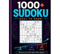 1000+ Sudoku Puzzles for Adults: Easy to Hard Sudoku with Solutions and Helpful Hints | 1,008 Puzzle Book with 336 Easy, 336 Medium, and 336 Hard Sudoku Puzzles (Sudoku Climb (UK))