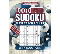 1000 Sudoku Puzzles for Adults: Hard Sudoku Puzzles With Solutions | Plus A Bonus Pack