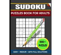 1000+ SUKODU PUZZLES BOOK FOR ADULTS | EASY - MEDIUM - WITH FULL SOLUTIONS: 1000 Sudoku book | A Big Book of Sudoku for Adults Easy to Medium Puzzles ... Gifts | For Seniors, Adults, Kids, Men, Women