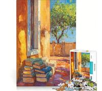 1000 Teenager Pieces Jigsaw Puzzle A Quiet Afternoon with Books, Practical Game, Pattern Assembly, Unique Gifts for Birthday And Christmas 38x26cm