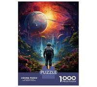 1000 Teenager Pieces Jigsaw Puzzle Alien Planet Exploration Jigsaws for Adults Toy Wall Decor Precision Cutting Educational Challenge 38x26cm/1000pcs