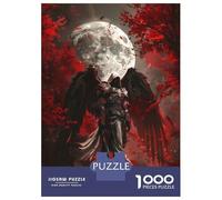 1000 Teenager Pieces Jigsaw Puzzle Archangel Full Moon Jigsaw Puzzle Hands-on Game Difficult Hard Gifts for Friends And Family 38x26cm/1000pcs