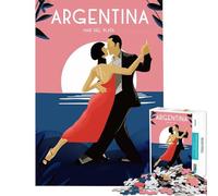1000 Teenager Pieces Jigsaw Puzzle Argentina Tango for Educational Game Challenge Toy Family Game But Fun And Humorous Gifts For Birthdays (Size 38x52cm)