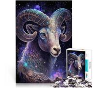 1000 teenager Pieces Jigsaw Puzzle Aries the ram Stressabbau Staycation Zeit totschlagen Gutes Geschenk38x26cm