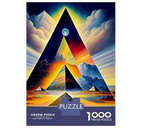 1000 Teenager Pieces Jigsaw Puzzle As Above So Below Jigsaws for Adults Toy Wall Decor Precision Cutting Educational Challenge 52x38cm/1000pcs