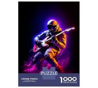 1000 Teenager Pieces Jigsaw Puzzle Astro Music Jigsaw Puzzle Hands-on Game Difficult Hard Gifts for Friends And Family 38x26cm/1000pcs