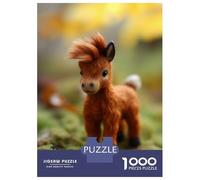 1000 Teenager Pieces Jigsaw Puzzle Big Red Secretariat Horse Jigsaw Puzzle Hands-on Game Difficult Hard Gifts for Friends And Family 38x26cm/1000pcs