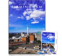 1000 Teenager Pieces Jigsaw Puzzle Birmingham Educational Family Game Improve Memory Birthday Gift Size 38x52cm
