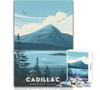 1000 Teenager Pieces Jigsaw Puzzle Cadillac Mountain Maine Unique Challenge Game Tough Challenge Gift For Birthdays Size 38x26cm