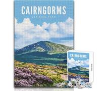 1000 Teenager Pieces Jigsaw Puzzle Cairngorms National Park Unique Challenge Game Tough Challenge Gift For Birthdays Size 50x75cm